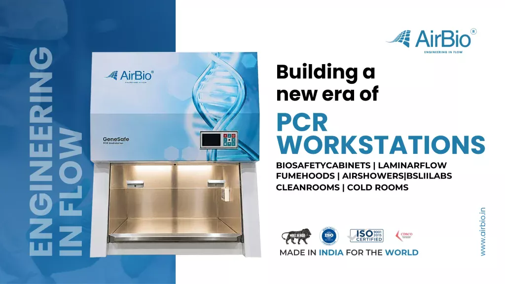 AirBio GeneSafe PCR Workstation Catalogue cover page